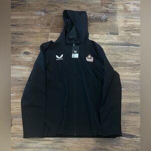 Castore Team Issued Oshawa Fire Wolves NLL Jacket Medium Brand New